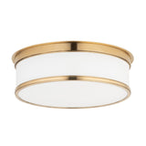 Geneva Flush Mount - 15.25 Inch - Aged Brass by Hudson Valley