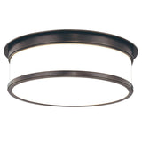 Geneva Flush Mount - 15.25 Inch - Old Bronze by Hudson Valley