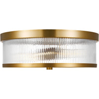 Geneva Flushmount — 14", Burnished Brass
