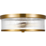 Geneva Flushmount — 14", Burnished Brass