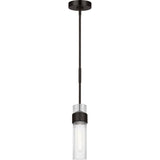 Geneva Pendant — 3 3/8", Aged Iron