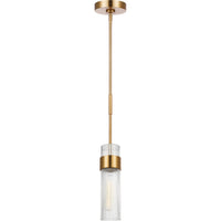 Geneva Pendant — 3 3/8", Burnished Brass