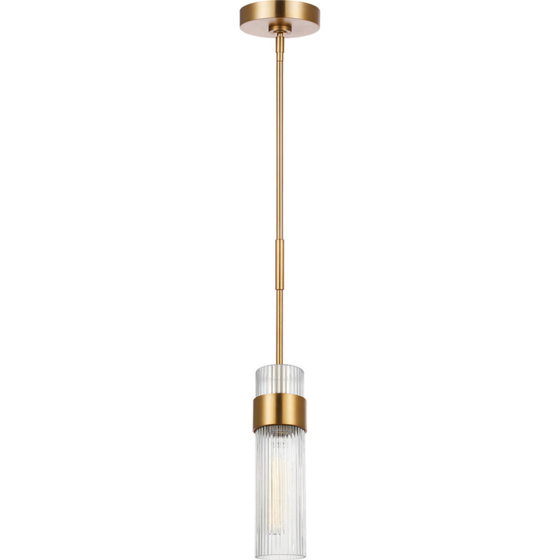 Geneva Pendant — 3 3/8", Burnished Brass