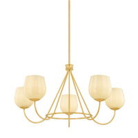 Genevieve Chandelier - Aged Brass