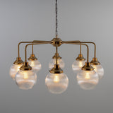 Genoa Single Tier Chandelier - Antique Brass