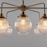 Genoa Single Tier Chandelier - Antique Brass