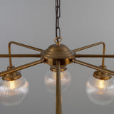 Genoa Single Tier Chandelier - Antique Brass