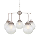 Genoa Single Tier Chandelier - Antique Silver