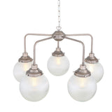 Genoa Single Tier Chandelier - Antique Silver