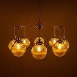 Genoa Single Tier Chandelier - Polished Brass