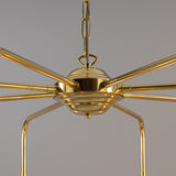 Genoa Single Tier Chandelier - Polished Brass