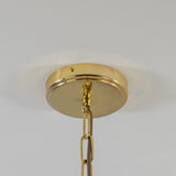 Genoa Single Tier Chandelier - Polished Brass