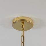 Genoa Single Tier Chandelier Satin Brass