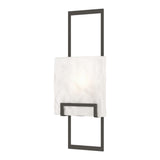Geo Wall Sconce in Dark Smoke, Frosted Glass by Hubbardton Forge