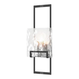 Geo Wall Sconce in Ink, Clear Glass by Hubbardton Forge