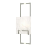 Geo Wall Sconce in Sterling, Frosted Glass by Hubbardton Forge