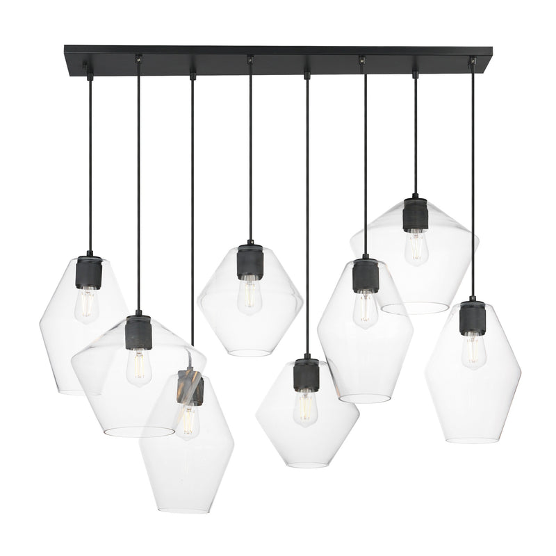 Geode Chandelier Black by Maxim Lighting