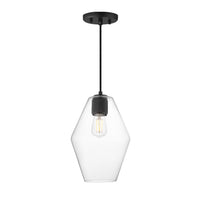 Geode Mini Pendant Black by Maxim Lighting