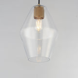 Geode Mini Pendant Natural Aged Brass by Maxim Lighting
