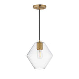 Geode Pendant Natural Aged Brass by Maxim Lighting