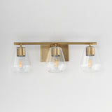 Geode Vanity Light Natural Aged Brass by Maxim Lighting