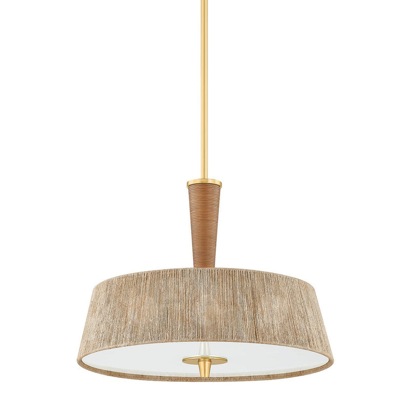 George Pendant - 22 Inch - Aged Brass by Hudson Valley