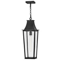 Georgetown Large Hanging Lantern - Black - by Hinkley