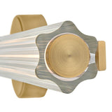 Georgette LED Vanity - Large, Lacquered Brass - by Hinkley
