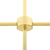 Georgia Bar Chandelier - Polished Brass
