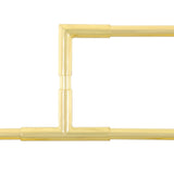 Georgia Bar Chandelier - Polished Brass