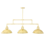 Georgia Bar Chandelier - Polished Brass