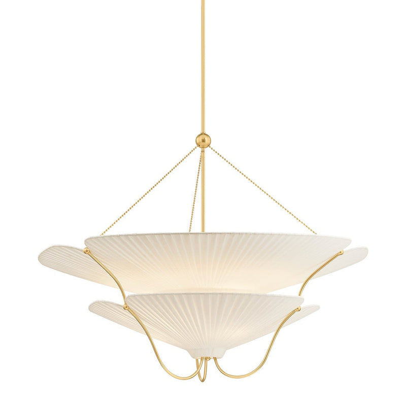 Gerhard Chandelier - Aged Brass by Hudson Valley