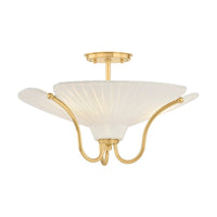 Gerhard Semi Flush - Aged Brass by Hudson Valley