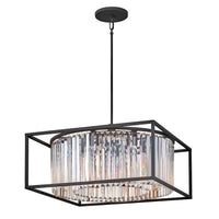 Giada Medium Convertible Drum Chandelier - Black - by Hinkley