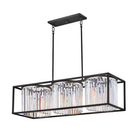 Giada Small Three Light Linear - Black - by Hinkley