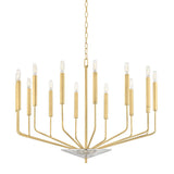 Gideon Chandelier - 14-Light - Aged Brass by Hudson Valley
