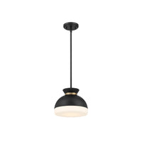Gidget Pendant 10.25'' Matte Black + Vibrant Gold