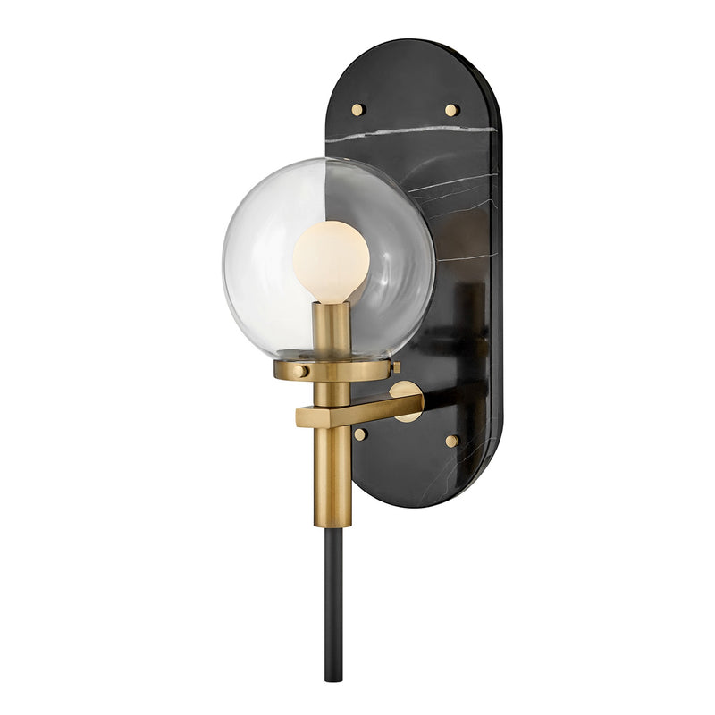Gilda Medium Single Light Sconce - Black - by Hinkley