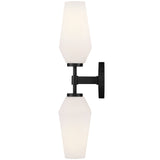 Gio Wall Sconce Black By Lark Living - Side View1