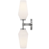 Gio Wall Sconce Chrome By Lark Living - Side View