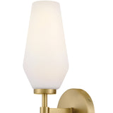 Gio Wall Sconce Lacquered Brass By Lark Living - Detailed View2