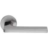 Gira Door Lever in HPS Zirconium Stainless Steel by Colombo Design