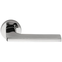 Gira Door Lever in Polished Chrome by Colombo Design