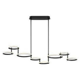 Giro Grand Chandelier 59 Inch Matte Black by Eurofase