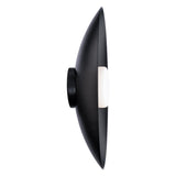 Glamour Wall Sconce By WAC Lighting Black Finish