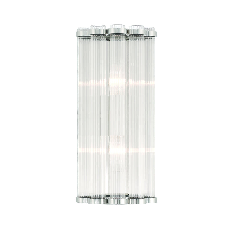 Glasbury Wall Light Nickel By Eurofase
