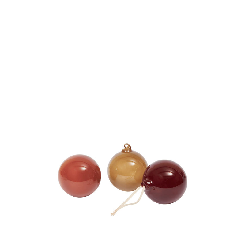 Glass Baubles - Large / Roseate Opaque by Ferm Living