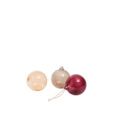 Glass Baubles - Large / Roseate Translucent by Ferm Living