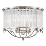 Glass No.1 Semi Flush - Polished Nickel by Hudson Valley