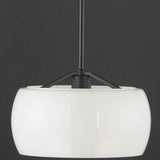 Glazed Pendant Light White Black By Maxim Lighting - Detailed View3